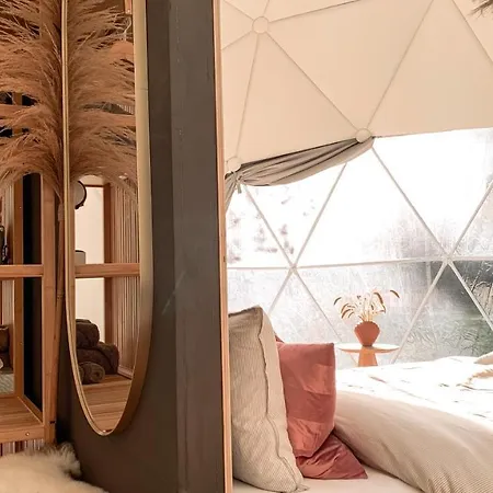 Romantische Glamping Dome - Duiniek Campo de lujo