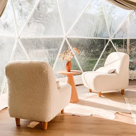 Lyxtält Romantische Glamping Dome - Duiniek *